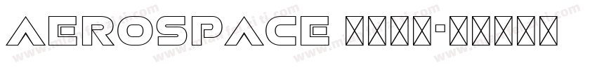 aerospace 航空宇宙字体转换